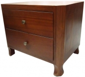 Teak bedside cabinet